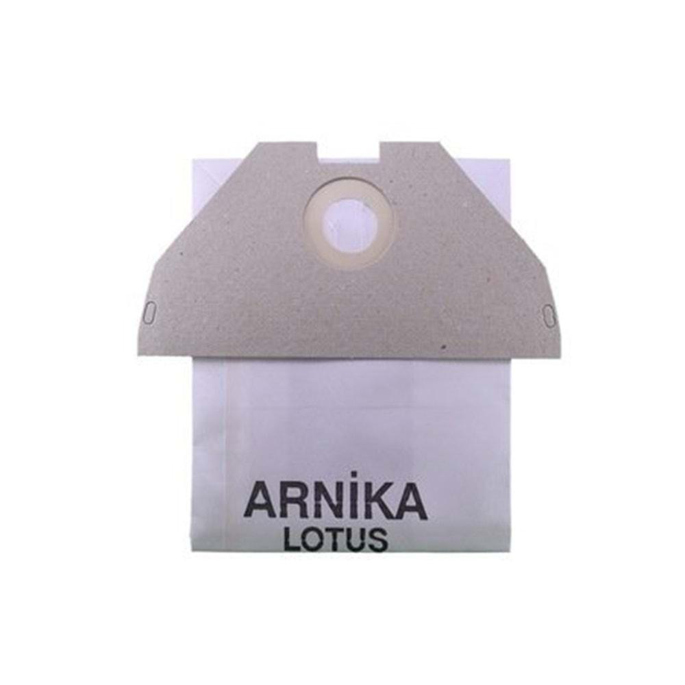 ARNİKA LOTUS ELEKTRİKLİ SÜPÜRGE SENTETİK TOZ TORBA 5 Lİ PAKET 1.KALİTE