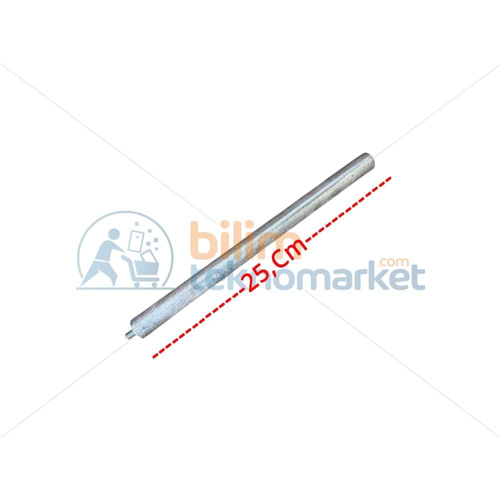 TERMOSİFON VE ŞOFBEN İÇİN KİREÇ TOPLAMA MAGNEZYUM ANOT ÇUBUĞU (İNCE 25x1.7Cm) CR111102