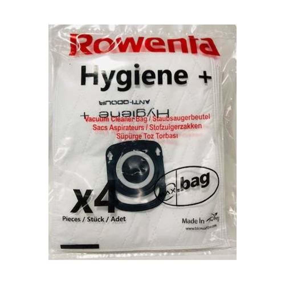 ROWENTA HYGİENE ELEKTRİK SÜPÜRGE SENTETİK TOZ TORBASI 4 LÜ PAKET 1. KALİTE