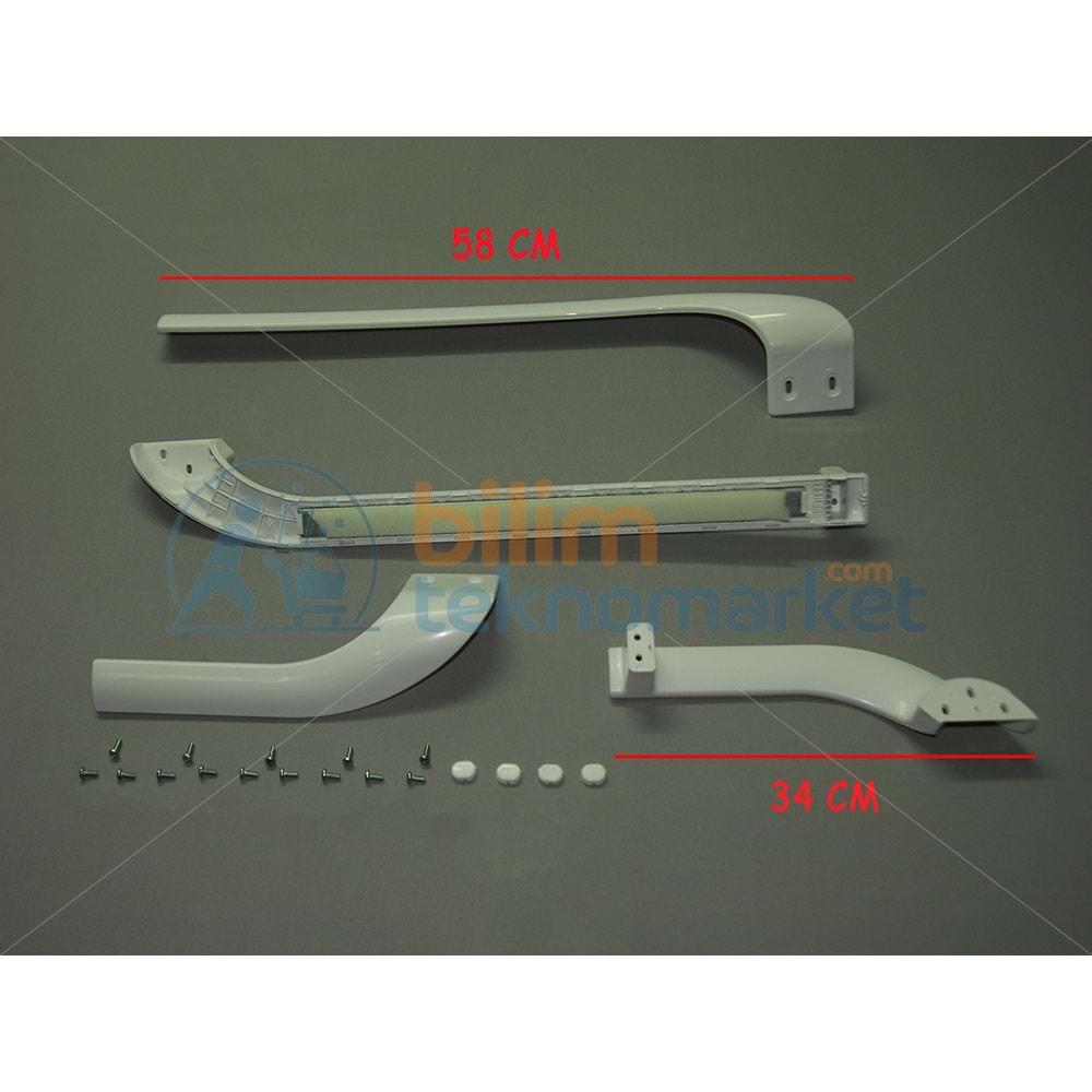 REGAL GT465ET BUZDOLABI KAPI KOLU ALT+ÜST BEYAZ 42047503 ORJİNAL