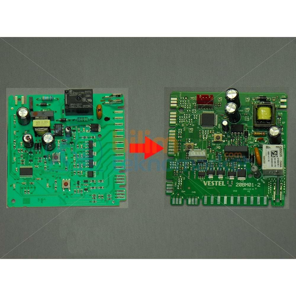 VESTEL ABB - 301 E 3 PROGRAMLI BULAŞIK MAKİNESİ ANAKARTI 32012851/20875336/20832982 ORİJİNAL