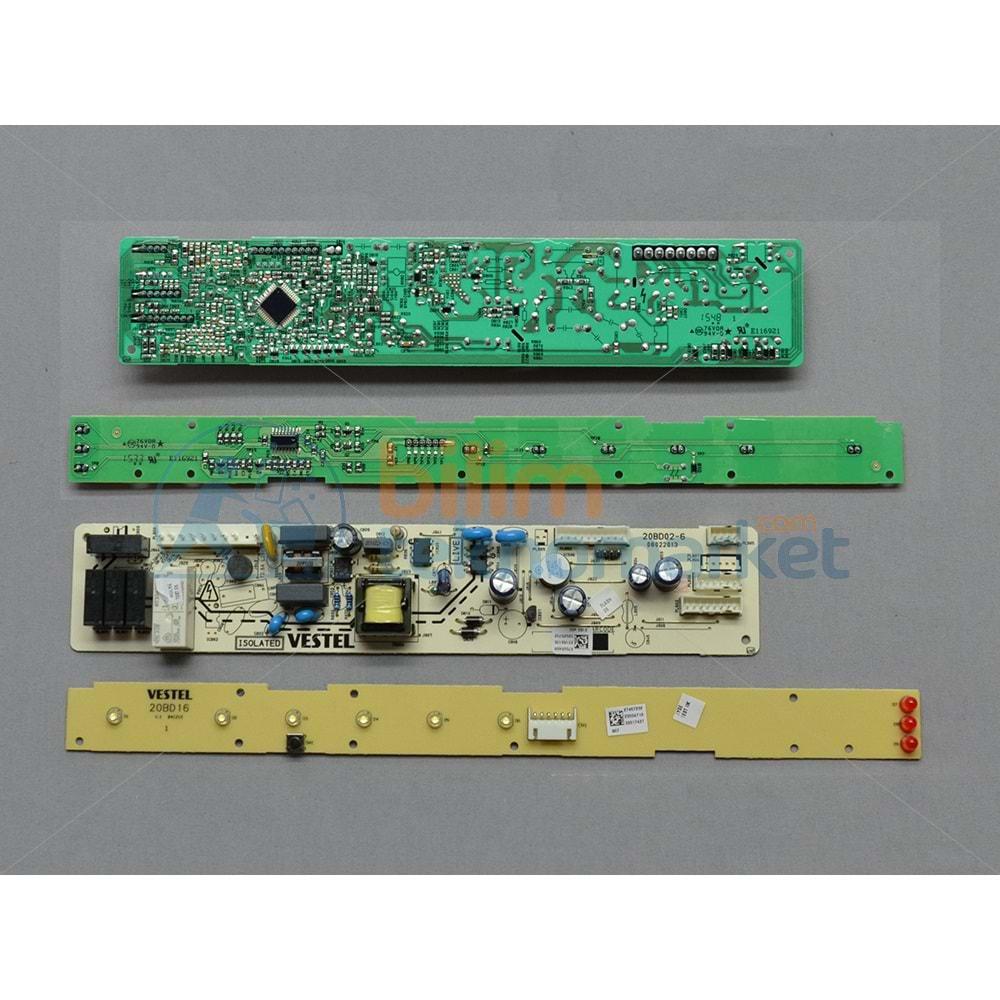 FİNLUX FXR566XA BUZDOLABI ANAKARTI 20701512 ORİJİNAL