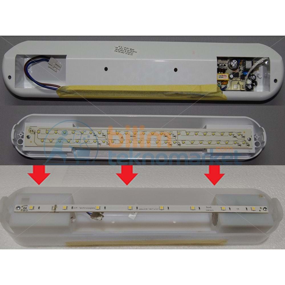 SEG BUZDOLABI LED STRIP PCB 32012836/32046341 ORİJİNAL