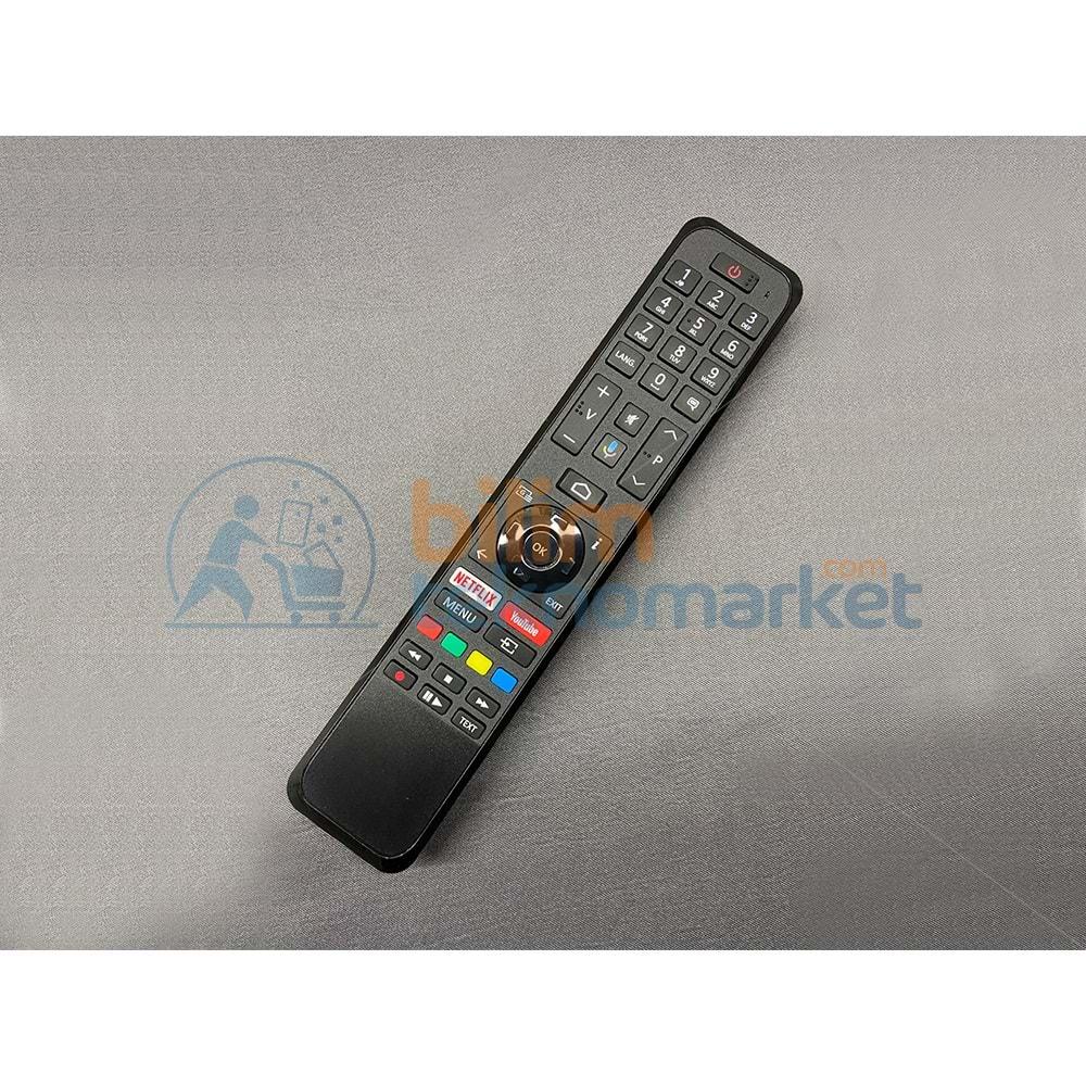 VESTEL 43UA9800 4K ANDROID TV 17MB170 TV UZAKTAN KUMANDASI (MİKROFONLU, NETFLİX VE YOUTUBE TUŞLU) 30102695 ORİJİNAL