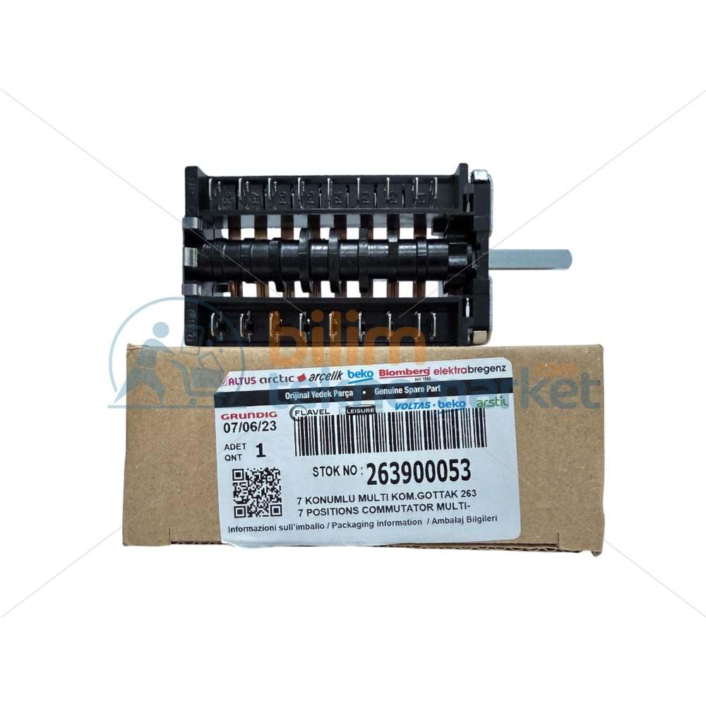 GRUNDIG FIRIN 7 KONUMLU MULTİ KOMÜTATÖR 263900053 ORİJİNAL