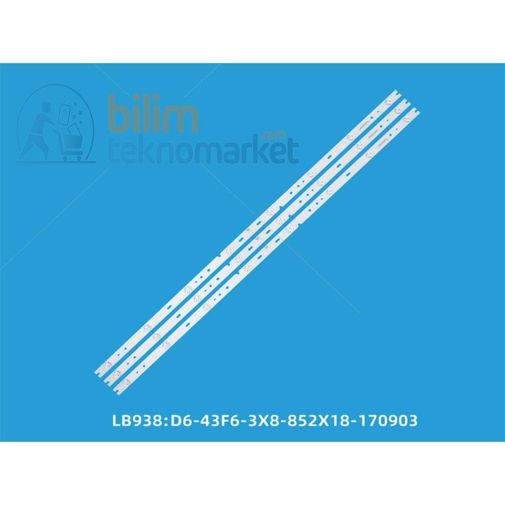 PROFİLO 43PA300E TELEVİZYON LED BAR GRUBU ORİJİNAL -LB938