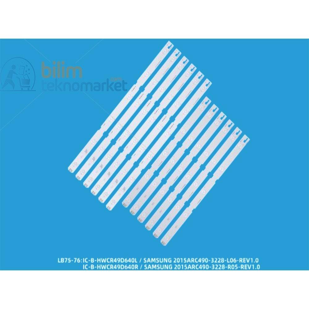 ARÇELİK A49L67505B TELEVİZYON LED BAR GRUBU ORİJİNAL-LB75