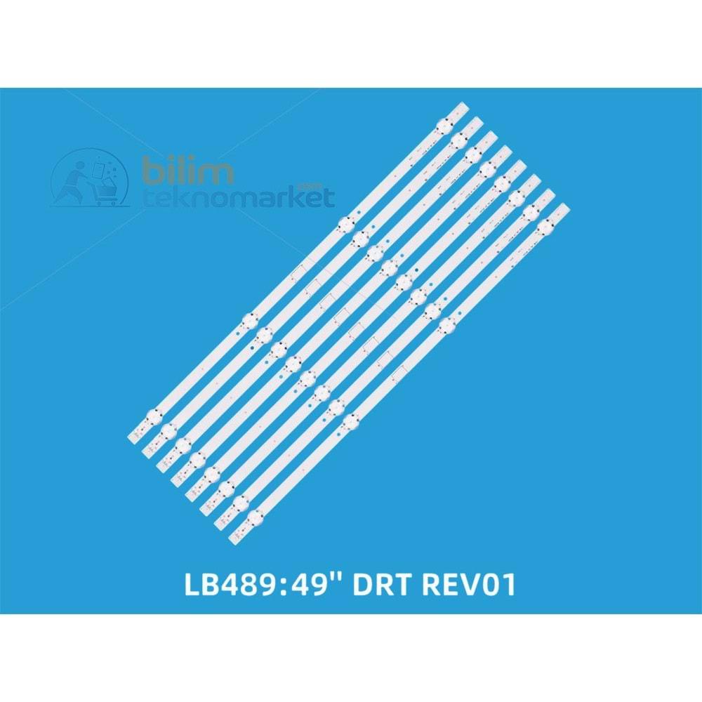 ARÇELİK A49L88405W TELEVİZYON LED BAR GRUBU ORİJİNAL -LB489