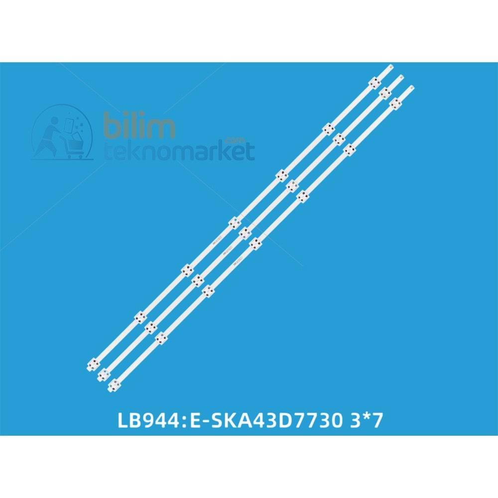 HI-LEVEL HL43DLK13/0216 TELEVİZYON LED BAR GRUBU ORİJİNAL-LB944