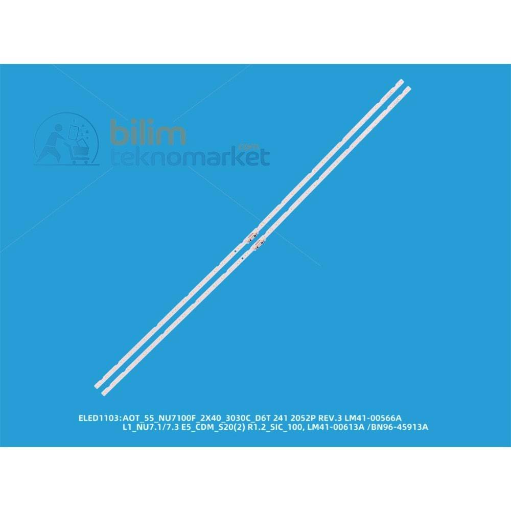 SAMSUNG UE55RU7300U TELEVİZYON LED BAR GRUBU ORİJİNAL-ELED1103