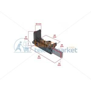 ARÇELİK ÇAMAŞIR MAKİNESİ MOTOR KÖMÜRÜ KILIFLI 2,Lİ
