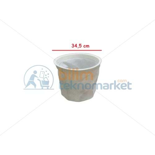 FANTOM SÜPÜRGE KOVA İÇİ ÇEMBER BEZ TOZ TORBASI (BÜYÜK) 34,CM