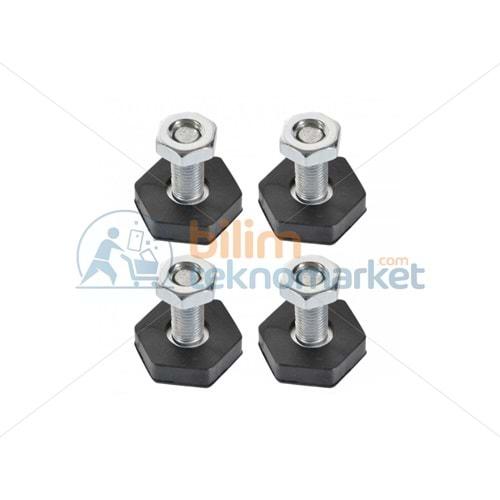 ARÇELİK ÇAMAŞIR MAKİNESİ AYARLI AYAK TAKIMI_KALIN DİŞ 4,LÜ