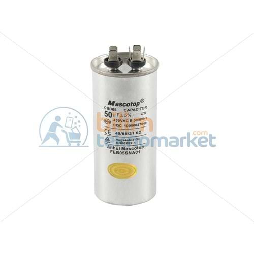 50 UF 450V KAPASİTÖR METAL GÖVDELİ KONDANSATÖR
