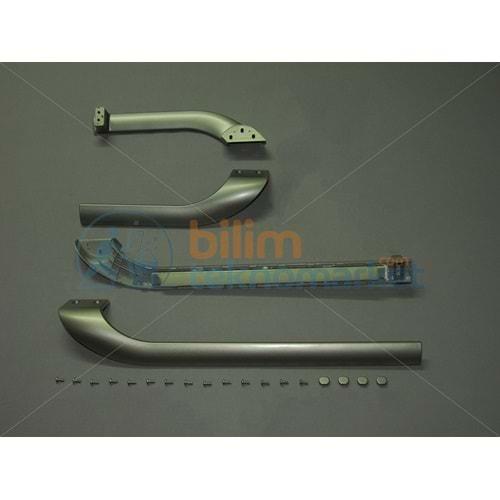 VESTEL LOTUS 4665 SİMLİ BUZDOLABI KAPI KOLU ALT/ÜST GRİ 42070345 ORİJİNAL