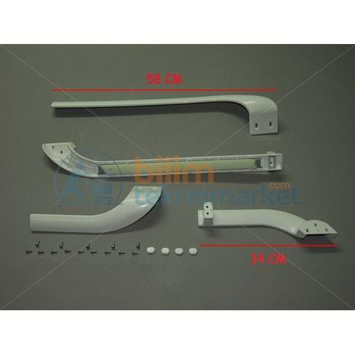 VESTEL LOTUS 540DE/GT540ET BUZDOLABI KAPI KOLU ALT+ÜST BEYAZ 42047503 ORJİNAL