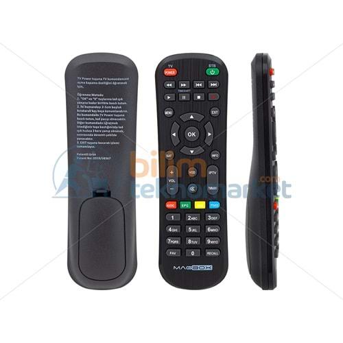 MAGBOX YENİ MARGINAL-PRESIDENT-ORBIT HD UYDU AKILLI TV ÖZELLİKLİ KUMANDA (1571=33306) WEKO