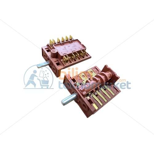 EMİNÇELİK ANKASTRE FIRIN 6+6 KONUM ÇEVİRMELİ KOMÜTATÖR ŞALTERİ CR207521
