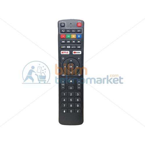 REDLINE UYDU CİHAZI KUMANDASI NETFLIX-YOUTUBE TUŞLU