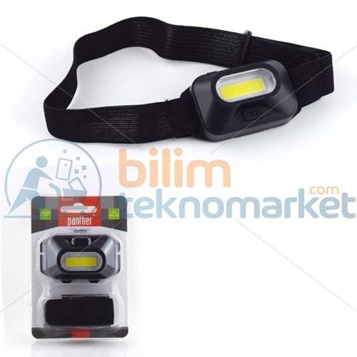KAFA LAMBASI FENERİ COP LED PİLLİ PANTHER PT-5019