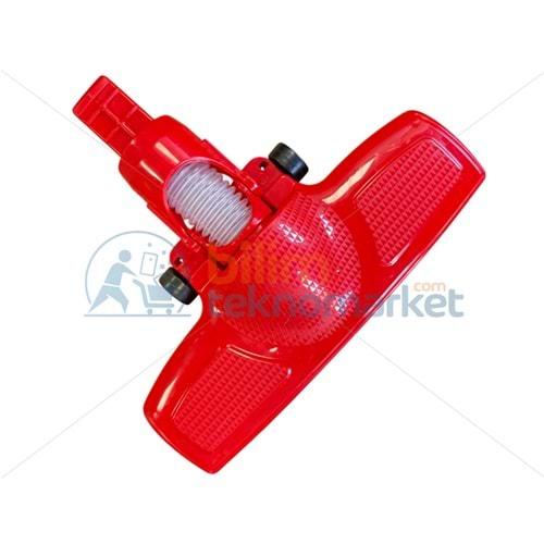 FANTOM P 3000 MAGIC DİK SÜPÜRGE EMİCİ YER BAŞLIĞI KÖRÜKLÜ KIRMIZI (KARE GİRİŞ) ORİJİNAL