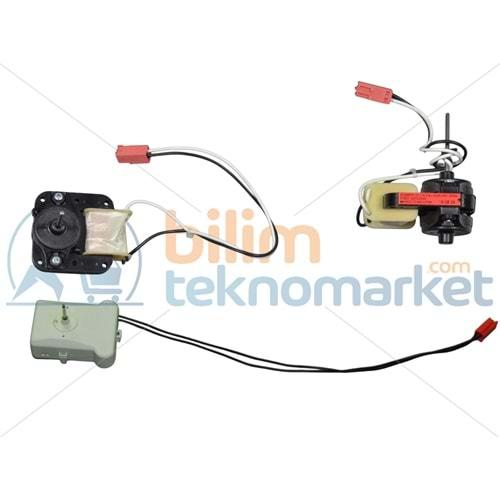 VESTEL BUZDOLABI DONDURUCU BÖLÜM EVAP FAN MOTORU/366A+(MIL 25MM) 32009625/32030595 ORİJİNAL