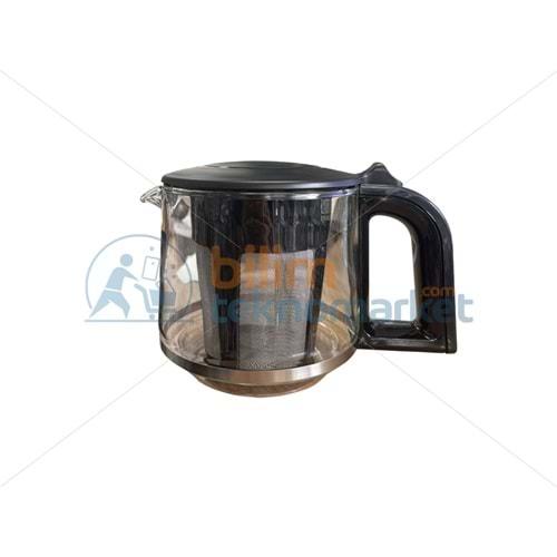 KARACA ÇAYSEVER ÇAY MAKİNESİ CAM DEMLİĞİ (SÜZGEÇLİ) ORİJİNAL