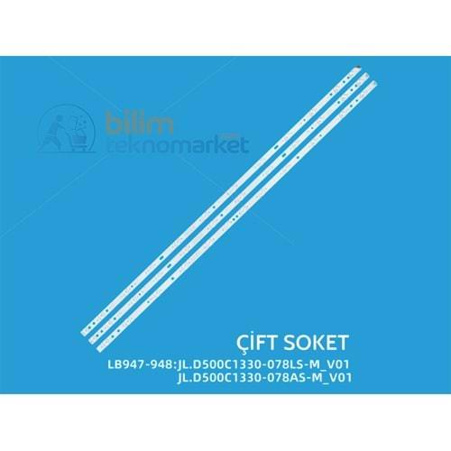 TOSHİBA 50UL2163DT TELEVİZYON LED BAR GRUBU ORİJİNAL LB947-LB948