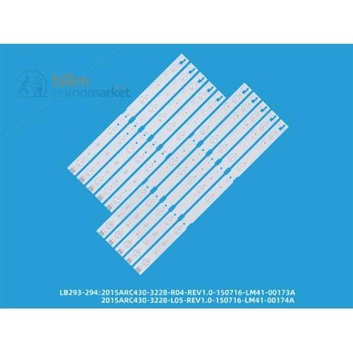 GRUNDİNG 43CLE6645 AL TELEVİZYON LED BAR GRUBU ORİJİNAL-LB293