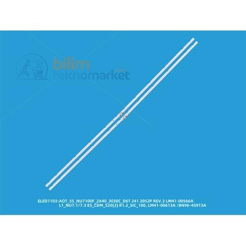 SAMSUNG UE55RU7300U TELEVİZYON LED BAR GRUBU ORİJİNAL-ELED1103