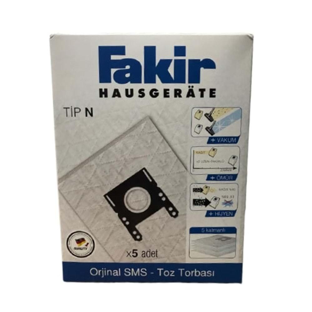 FAKİR WHISPER ELEKTRİKLİ SÜPÜRGE SENTETİK TOZ TORBASI KUTULU 5 Lİ PAKET ORJİNAL