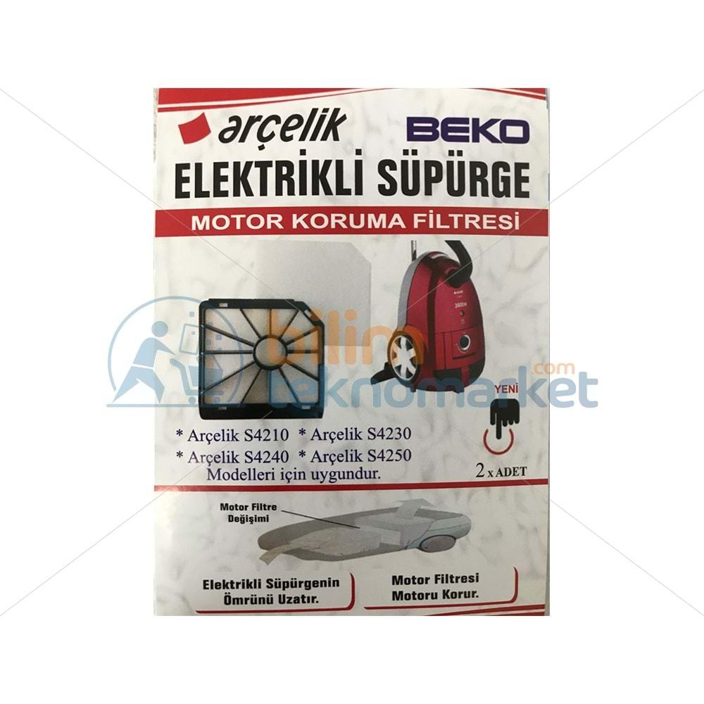 ARÇELİK 4240 ELEKTRİK SÜPÜRGESİ MOTOR KORUMA FİLİTRESİ 2 Lİ ORJİNAL