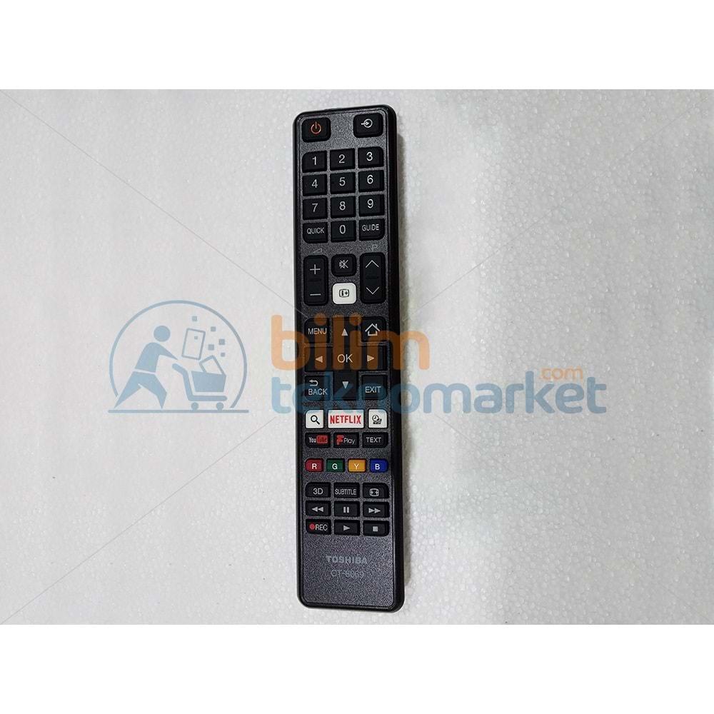 TOSHİBA 55U6763DAT LED TV UZAKTAN KUMANDASI CT-8069 30094758 ORİJİNAL