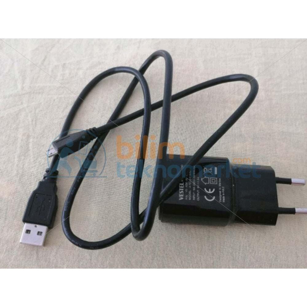 VESTEL V TAB 7020A 5V 1.5A ADAPTÖR + USB KABLO 30098601 ORİJİNAL